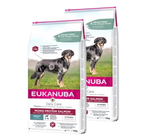 EUKANUBA Mono-Protein Salmon 2x12kg - 3% PIGIAU