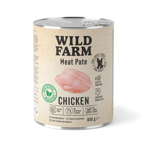 WILD FARM Pate Chicken 800g ėdalas šunims be glitimo