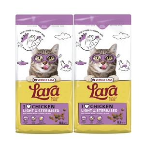 Versele-Laga Lara Adult Light Sterilized 2x12,5kg - maistas sterilizuotoms katėms