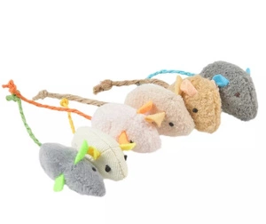 NUXIE Kačių žaislas pliušinė pelė 5,5 cm
