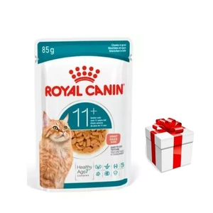 ROYAL CANIN drėgnas kačių ėdalas, Senior Ageing 11+, padažas12x85g + Staigmena katei