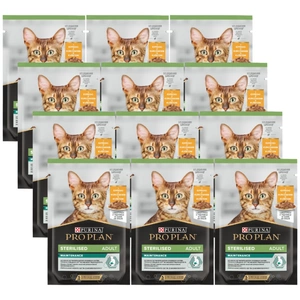 Purina Pro Plan Sterilised su jautiena katėms 12x85g