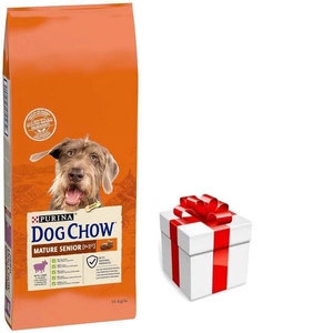 PURINA Dog Chow Mature Senior Lamb 14kg + STAIGMENA ŠUNUI