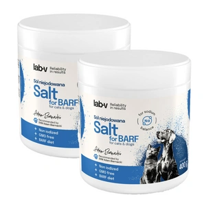 Lab-v Ne joduotoji druska - elektrolitų pusiausvyrai ir hidratacijai palaikyti 2x400 g