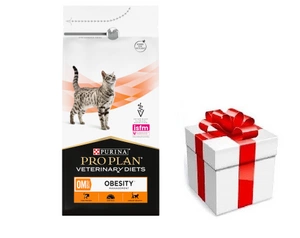 PRO PLAN Veterinary Diets OM St/Ox Obesity Management Sausas kačių maistas 1,5kg + STAIGMENA KATEI