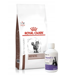 ROYAL CANIN Hepatic HF 26 4kg + Lab-v Hepasil Dog & Cat preparatas šunų ir kačių kepenų veiklai gerinti 250 ml