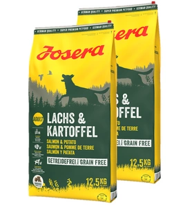 JOSERA Lachs & Kartoffel -Grain Free 2x12,5kg - 3% PIGIAU