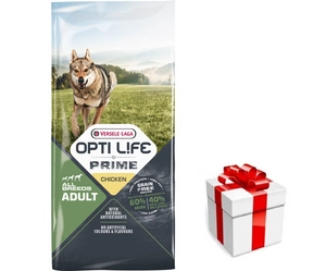 VERSELE-LAGA Opti Life Prime Adult Chicken 12,5kg  + STAIGMENA ŠUNUI