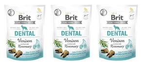 BRIT CARE DOG FUNCTIONAL SNACK DENTAL VENISON 3x150g
