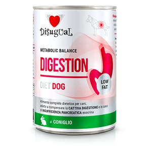 Disugual Veterinary drėgnas šunų maistas DIGESTION Rabbit (suaugusiems) 400g