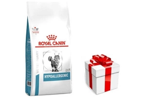ROYAL CANIN Hypoallergenic Cat DR 25 2,5kg + STAIGMENA KATEI