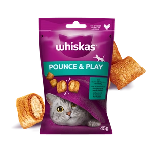 WHISKAS Energy and Vitality 45g skanėstas katėms, su vištiena