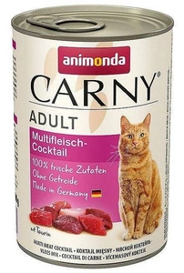 ANIMONDA Cat Carny Adult skonis: įvairių rūšių mėsos kokteilis 6x400g