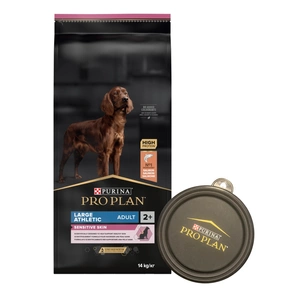 Purina Pro Plan Large Adult Athletic Optiderma, lašiša ir ryžiai 14kg + dubuo NEMOKAMAI!!!