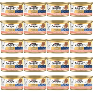 Purina Gourmet Gold putėsiai su lašiša 72x85g