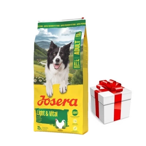 JOSERA Adult Light & Vital 12,5kg + Staigmena Šunui