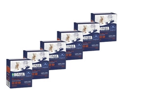 Bozita Dog Naturals Junior: švelni vištiena drebučiuose 6x370g