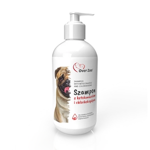 OVER ZOO Šampūnas su ketokonazolu ir chlorheksidinu 250ml