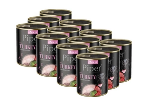 DOLINA NOTECI Piper šunims su kalakutiena ir brokoliais 12x800g