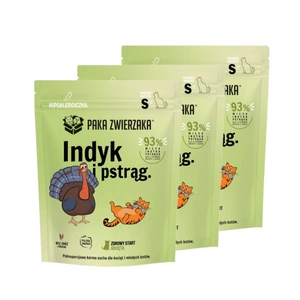 Paka Zwierzaka - katei sausas maistas kalakutiena ir upėtakis Kačiukai "S" 3x400g