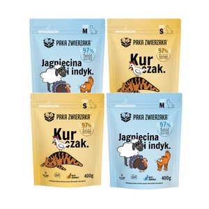 Paka Zwierzaka - Sausas kačių ėdalas, skonių mišinys 'S‘' 4x400g