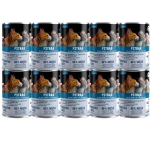 PetRepublic gabalėliai padaže su upėtakiu 10x400g katėms