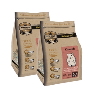KORONA NATURY Natural-Vit maistas žiurkėnams 2x1,6kg