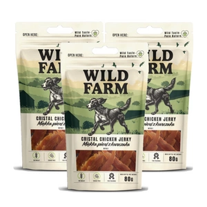 WILD FARM minkšta vištienos krūtinėlė 3x80g skanėstai šunims