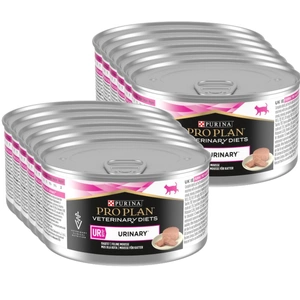 PURINA Veterinary PVD UR Urinary Cat Turkey 12x195g skardinė