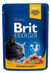 BRIT Cat lašiša ir upėtakis 100g