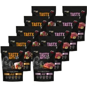 Tasty Dogs Life Junior įvairių skonių želė 10x150g