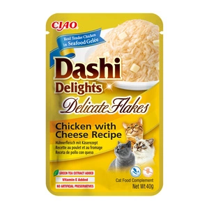 INABA Dashi Delights Delikatesinių dribsnių vištienos su sūriu receptas 40g