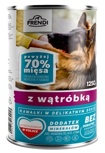 Frendi gabaliukai subtiliame padaže su kepenėlėmis 1250g