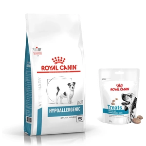 ROYAL CANIN Hypoallergenic Small Dog HSD24 3,5kg + Royal Canin Hypoallergenic Treats skanėstai šunims 230g