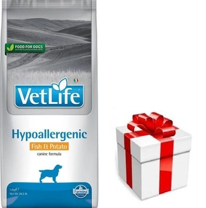 FARMINA Vet Life Dog Hypoallergenic Fish & Potato 12kg + STAIGMENA ŠUNUI