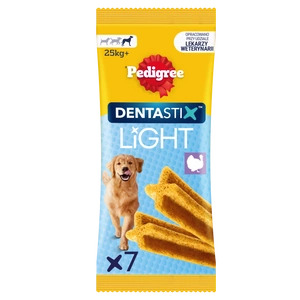Pedigree Dentastix Light Dental Chews didelių veislių šunų skanėstai 7 vnt. - 152g
