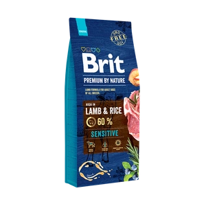 BRIT Premium By Nature Sensitive ėriena 15kg