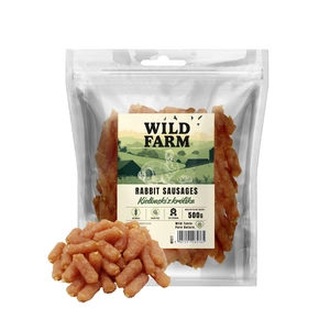 WILD FARM triušienos dešrelės 500g skanėstai šunims
