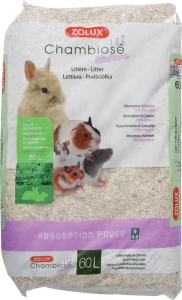 ZOLUX Natūralus kanapių kraikas Chambiose graužikams 60l