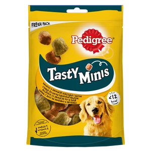 PEDIGREE Tasty Bites Chewy Cubes 130g - skanėstas šunims su vištiena ir antiena