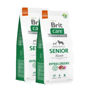 BRIT CARE Hypoallergenic Senior Lamb 2x12kg