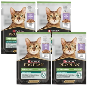 Purina Pro Plan Sterilised Senior su kalakutiena katėms 4x85g