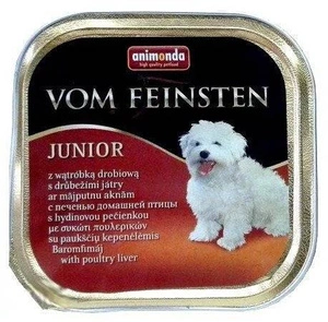 ANIMONDA Dog Vom Feinsten Junior skonis: vištienos kepenėlės 150g x22