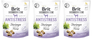 BRIT CARE DOG FUNCTIONAL SNACK SHRIMP ANTISTRESS 3x150g