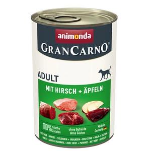 ANIMONDA GranCarno Adult Dog skonis: elniena ir obuolys 400g