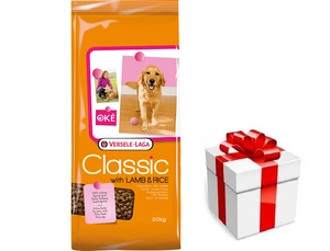 Versele Laga Classic ėriena su ryžiais 20kg + STAIGMENA ŠUNUI
