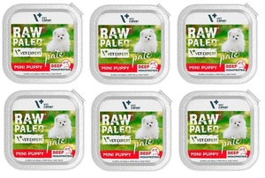 Vetexpert RAW PALEO PATE MINI šuniukų jautiena  6x150g - jautienos padėklas