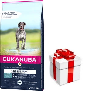 EUKANUBA Adult Large Grain Free 12kg + STAIGMENA ŠUNUI