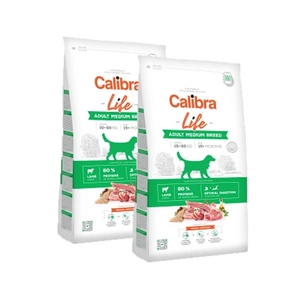 Calibra Dog Life Adult Medium Lamb 2x12 kg