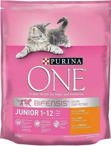 Purina One Junior vištienos maistas kačiukams 800g